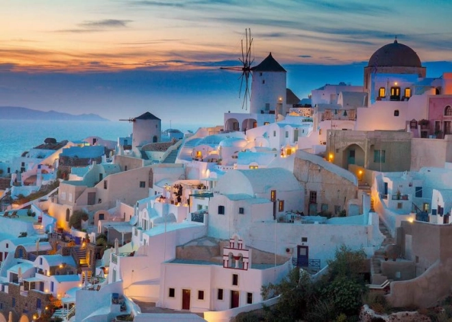 Puzzle Sera a Santorini 1000 pezzi Ravensburger