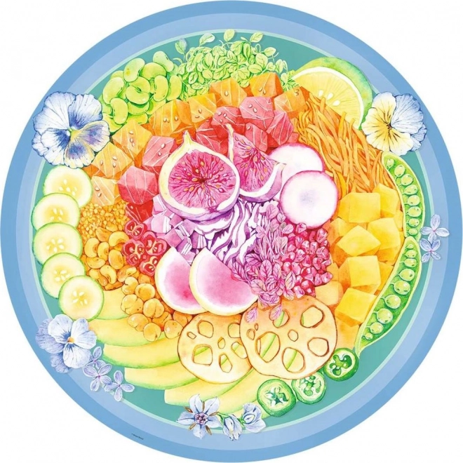 Color Palette Poke Bowl Puzzle