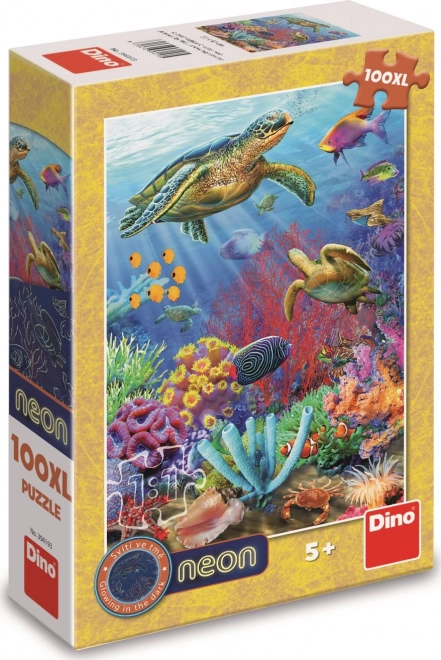 Glowing Underwater World XL Puzzle by Dino