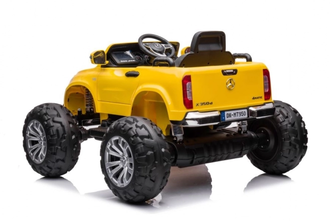 Battery-Powered Mercedes DK-MT950 4x4 Gold-Yellow Lacquer