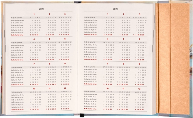 Weekly Magnetic Planner Bird Design 2025