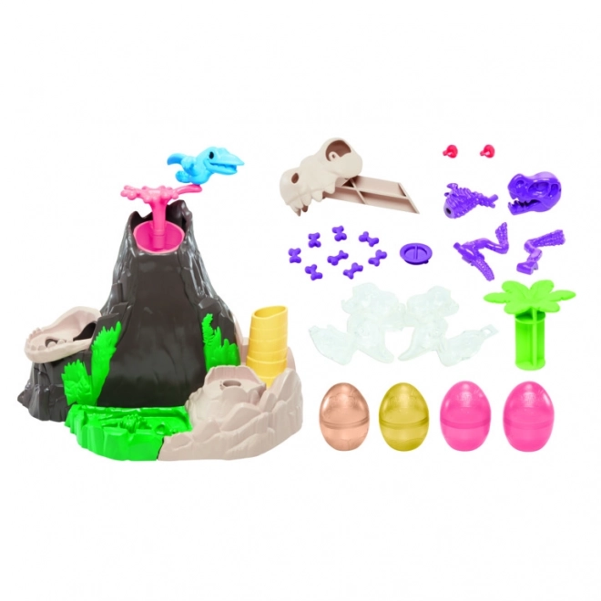 Play-Doh Dinosaur Island Lava Volcano Slime Playset