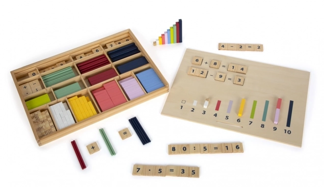 Counting in a Wooden Box by Small Foot