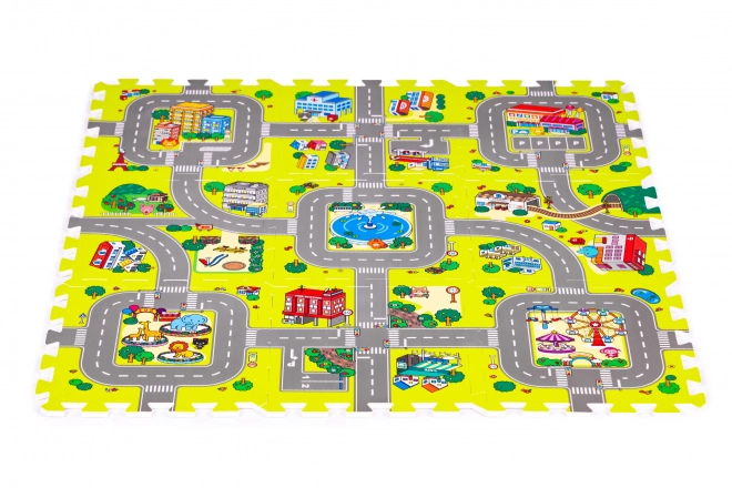 Foam Puzzle Mat City 9 Piece