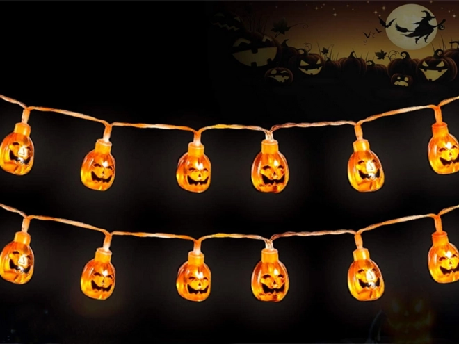 Halloween Pumpkin LED String Lights