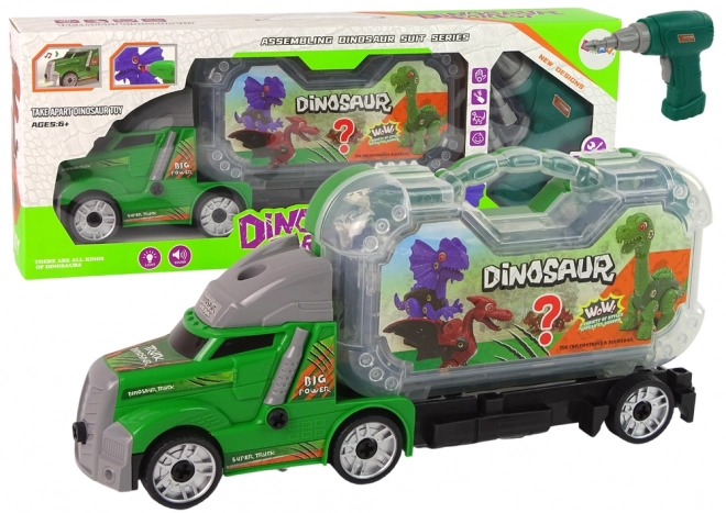 Dinosaur Truck DIY Set with Drill