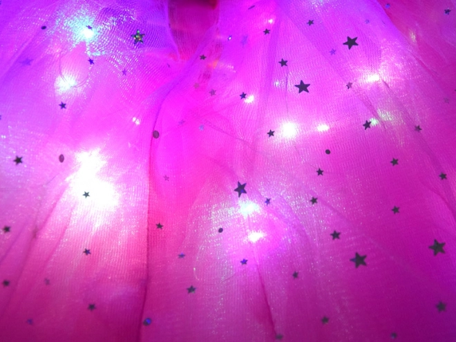 Pink Fairy Costume with Glowing Butterfly Wings – Dark Pink