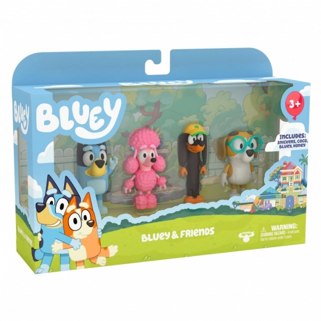 Bluey Friends 4-Pack Figurines