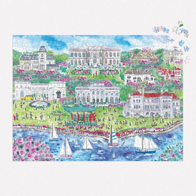 Galison Puzzle Michael Storrings Mansions of Newport 1000 Pieces