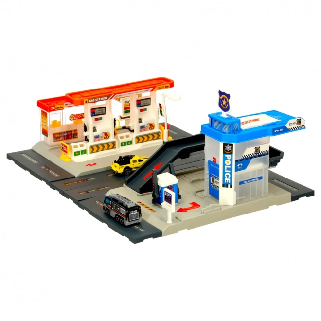 Parking Police Station Playset