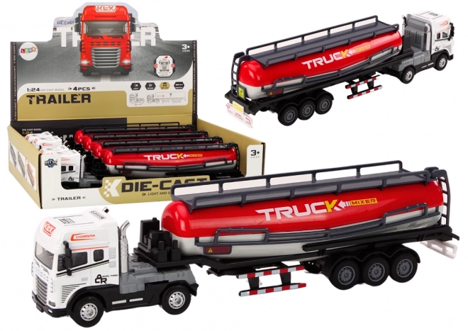 Truck with Tanker Trailer