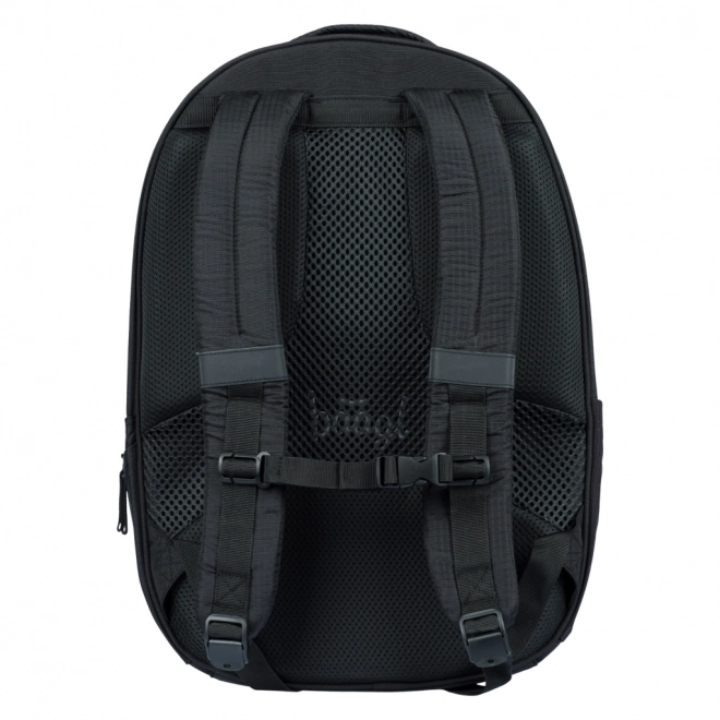 baagl set nero con tre articoli: zaino, astuccio e sacca