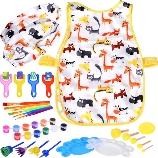 Colorful Animal Print Apron