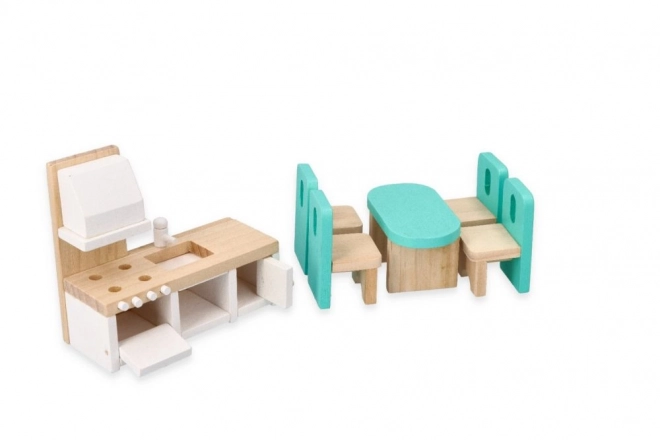 Scandinavian Style Dollhouse Furniture Set