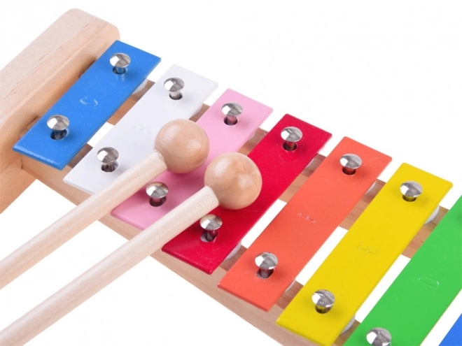 Colorful Wooden 4-in-1 Instrument Set for Kids