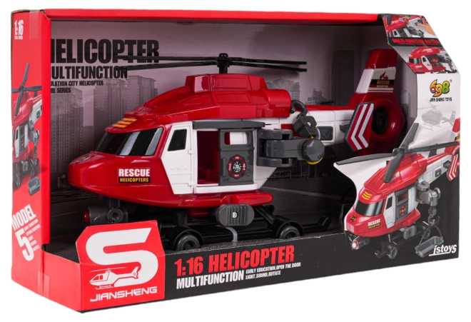 Rescue Helicopter Fire Brigade Toy