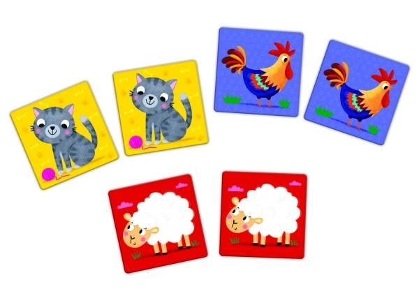 Trefl Farm Animals Memory Game