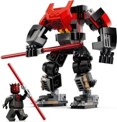 Ikoniczny Darth Maul z podwójnym mieczem świetlnym