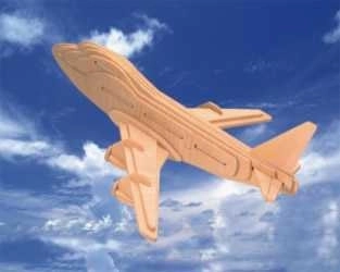 3D Wooden Puzzle Airplane Boeing