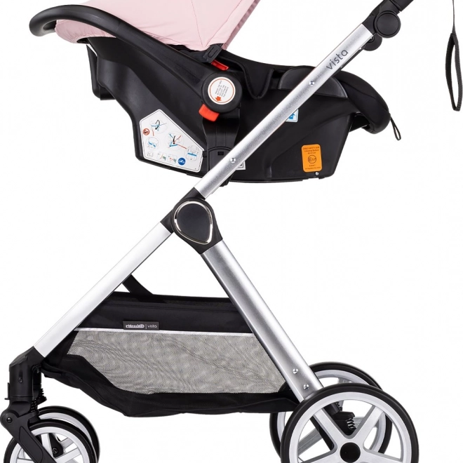 Chipolino Vista Stroller 2in1 Pink Marshmallow
