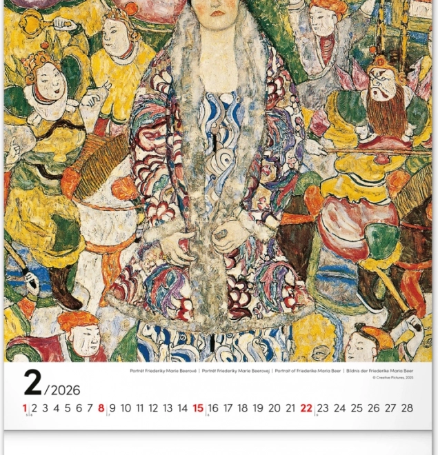 Wall Calendar Gustav Klimt 2026