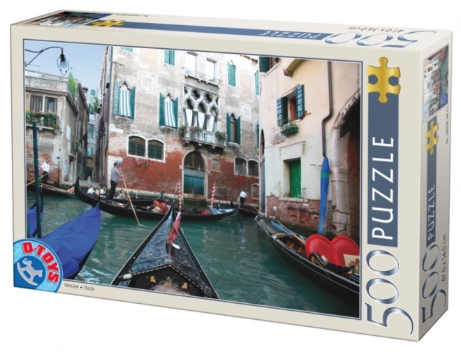 Gondola on the Canal Puzzle 500 Pieces