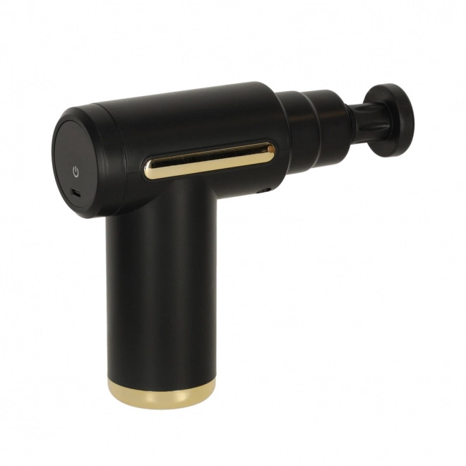 Black Massage Gun with LED and 4 Attachments