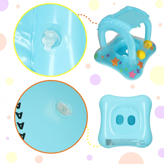 Inflatable Baby Float With Sunshade