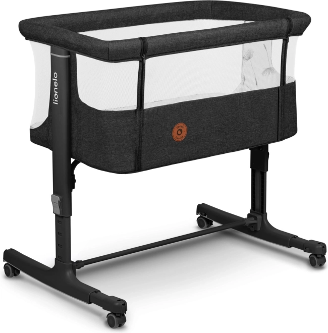 Lionelo Baby Crib Aurora 3-in-1 Grey Graphite