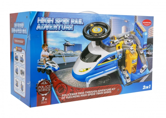 Interactive Police Ride-On Toy with Lights and Sounds