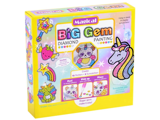 Glinsterende stickers en hangdecoraties