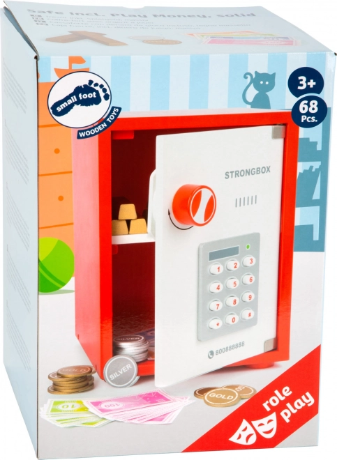 wooden toy safe