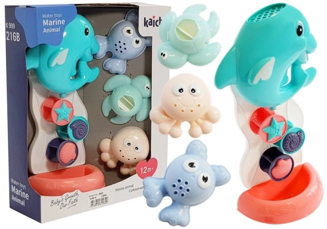 Bath Toys Sea Animals Set