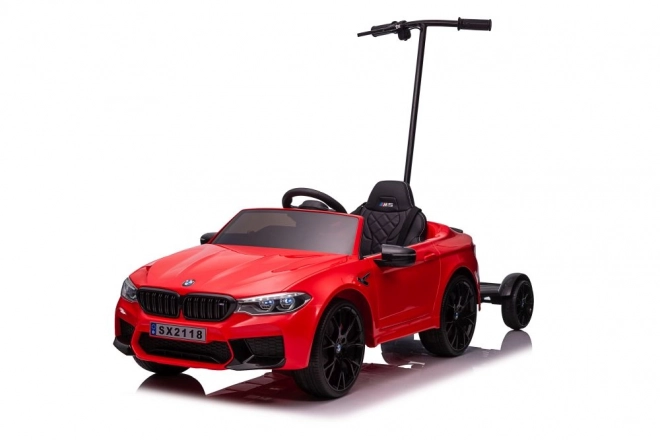 Battery Car with Parental Platform Red Painted