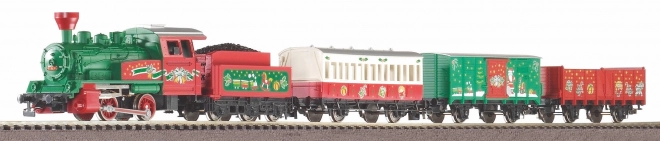 Christmas Train Set with Steam Locomotive