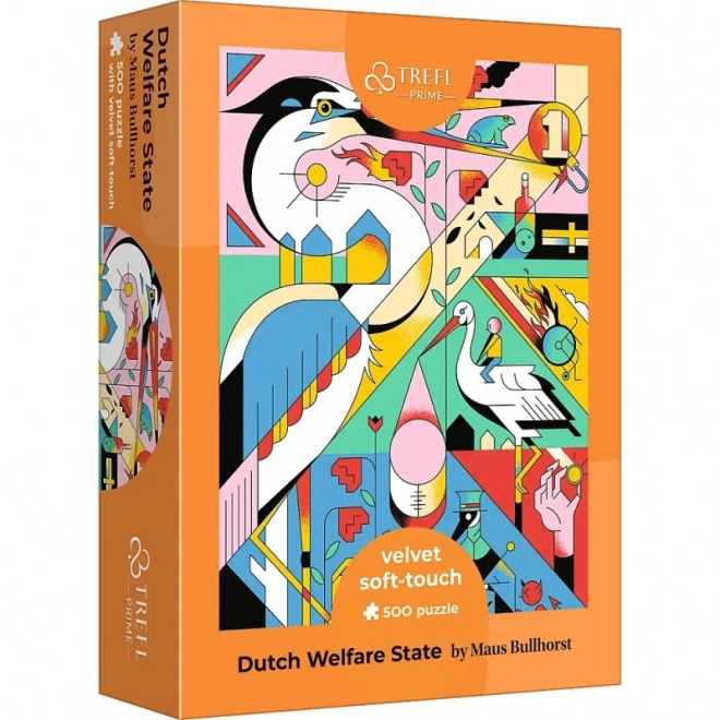 Trefl Velvet Soft Touch Puzzle: Welfare State in the Netherlands, 500 Pieces