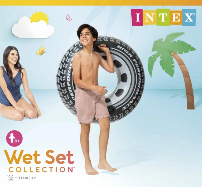 Intex inflatable tire ring