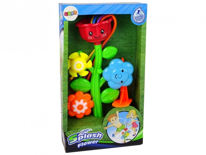 Garden Fountain Spinning Flower Sprinkler for Kids