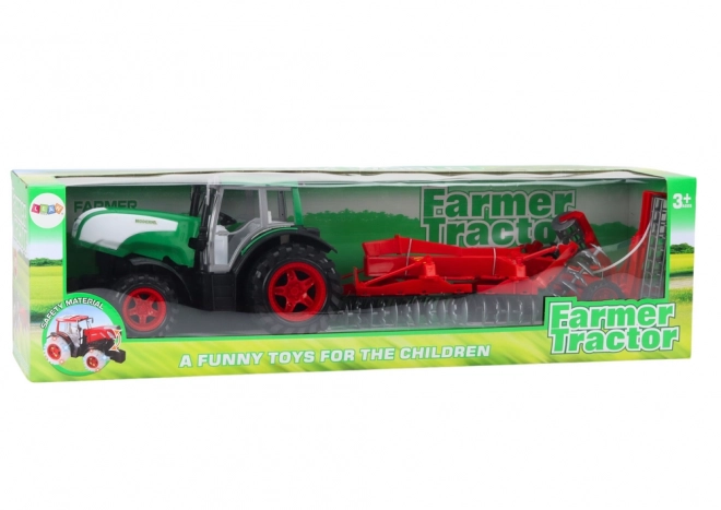 Large Tractor with Trailer Farm Set