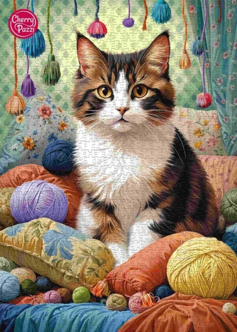 Cherry Pazzi puzzle Cat in Yarn