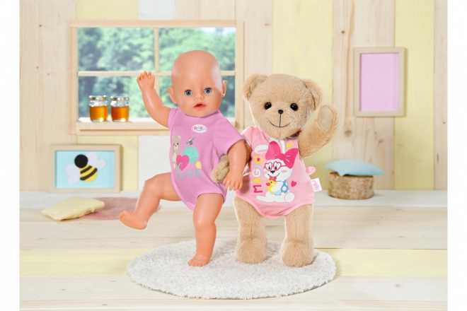 Baby Born Cute Teddy, Pink Outfit