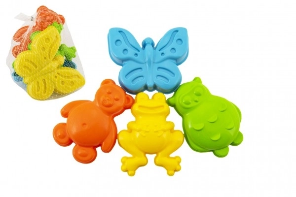 Sand Molds Animal Shapes - 4 Pieces