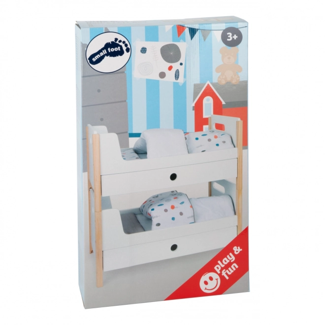 Small Foot Wooden Doll Bunk Bed Little Button