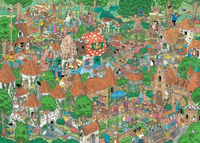 Fairytale Forest JUMBO Puzzle by Jan van Haasteren - 1000 Pieces