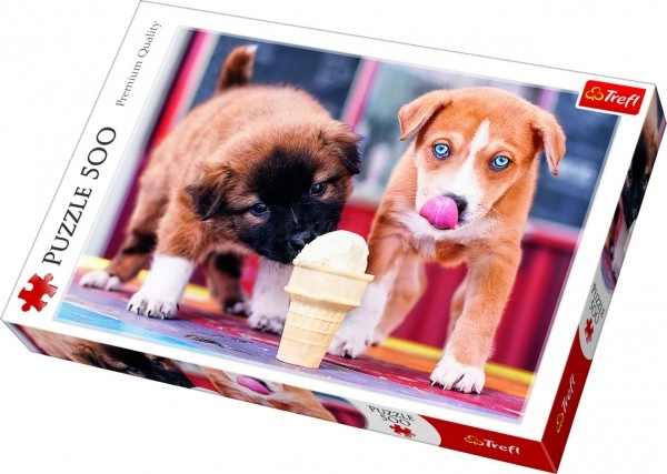 Unique design with adorable puppies