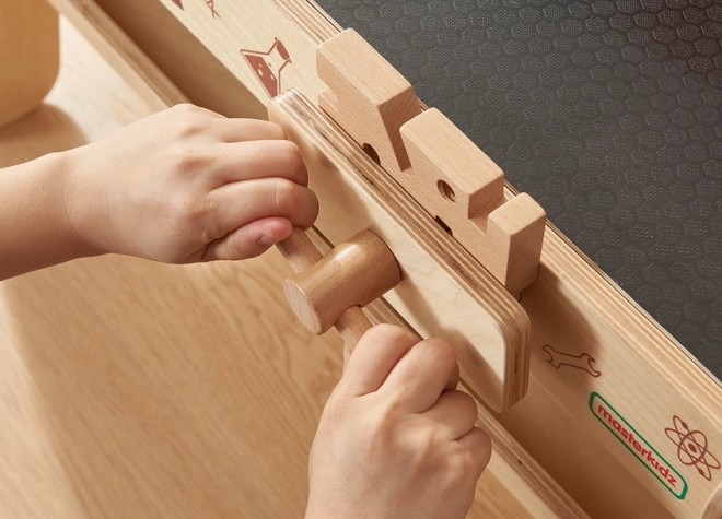 Wooden Workshop Table XXL Montessori STEM with Tools and Accessories Masterkidz