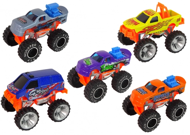 Monster Truck Toy Car Set Various Colors