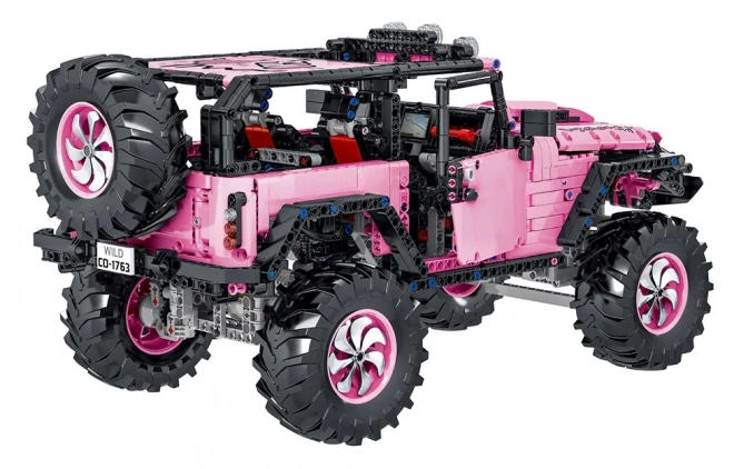 Pink Offroad Building Blocks Set