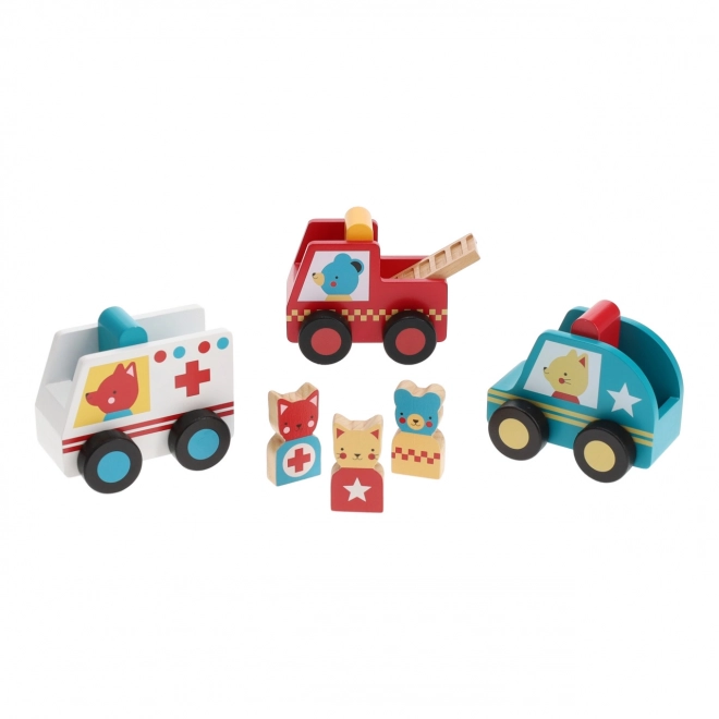 Rescue Vehicle Set with Animal Figures