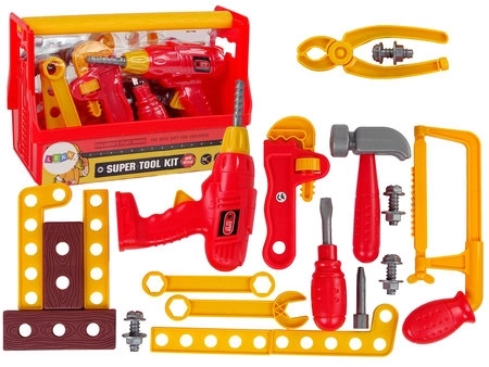 Kids Tool Set in Red